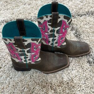 Girls Ariat Cowboy Boots size 4.5 EUC